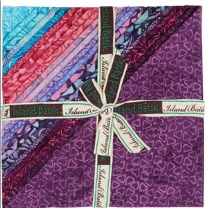 Love & Kisses cotton fabric batik layer cake